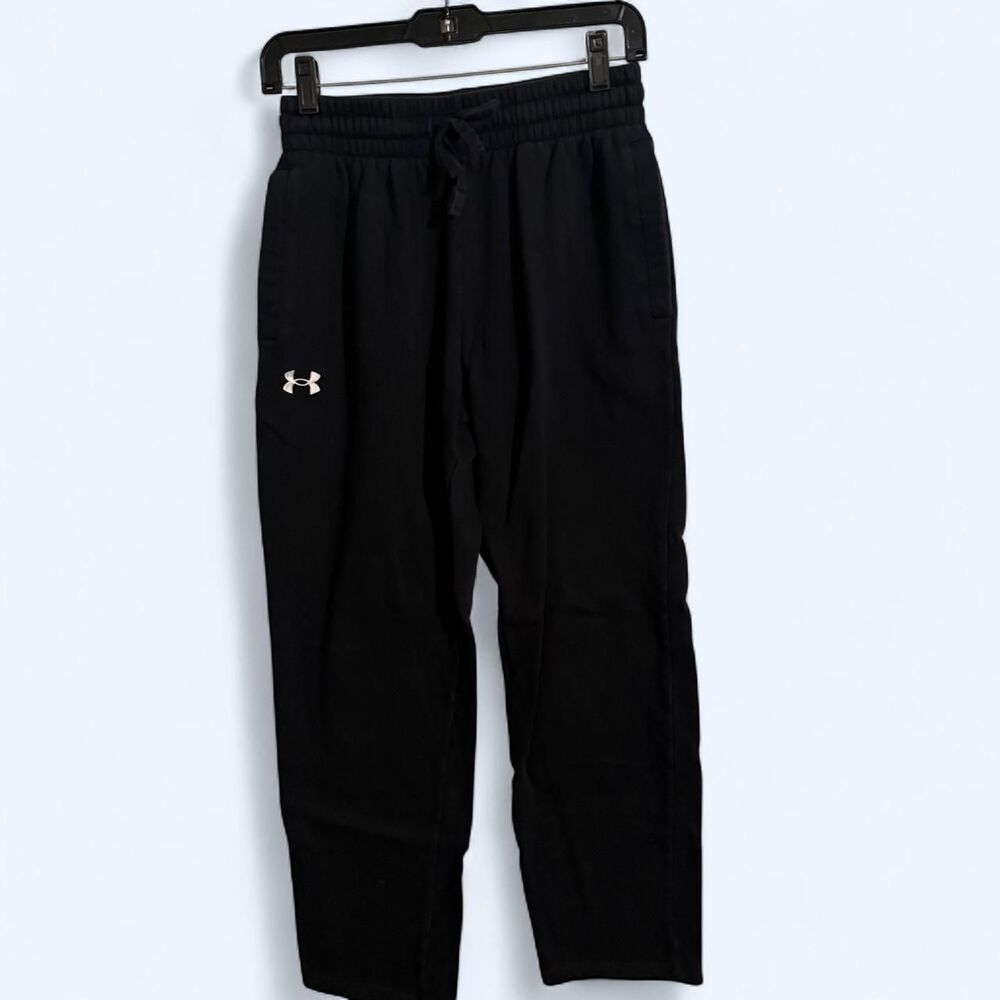 Under Armour Sweatpants Men S Black Rival Fleece Lounge Jogger Training